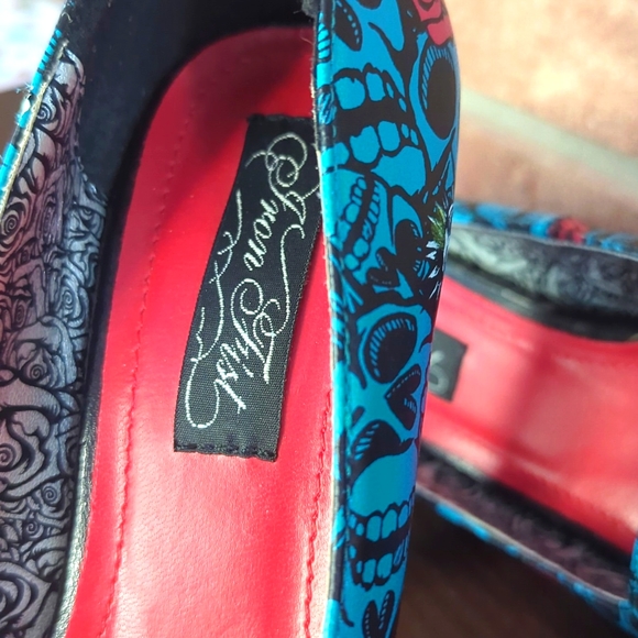 Iron Fist Muerte Punk 4" Peep Toe Heels US5/36 - Picture 13 of 14